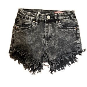 BLANK NYC Girls Black wash MINI LENOX SHORT size 8 excellent condition